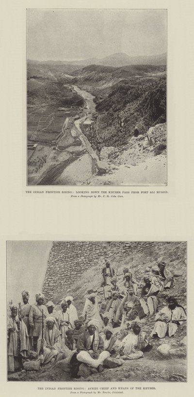 El Levantamiento de la Frontera India de English Photographer