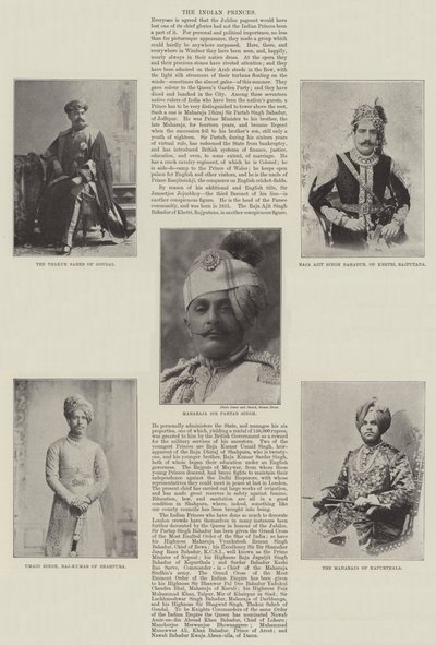 Los príncipes indios de English Photographer