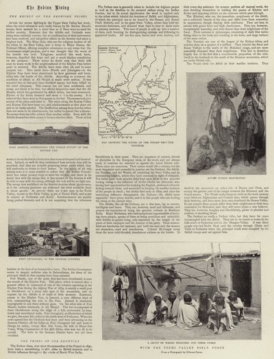 El Levantamiento Indio, la Revuelta de las Tribus Fronterizas de English Photographer