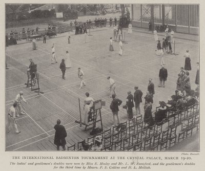 El torneo internacional de bádminton en el Crystal Palace, 19-20 de marzo de English Photographer
