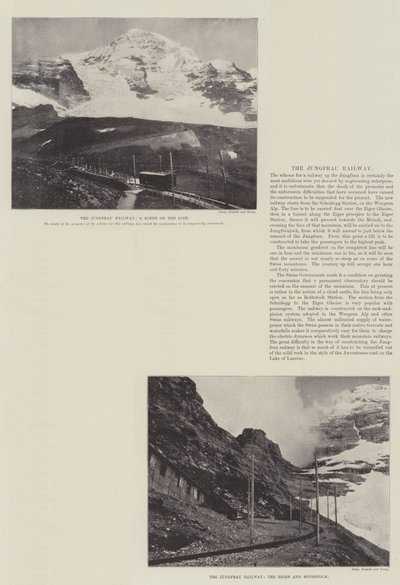 El Ferrocarril de Jungfrau de English Photographer