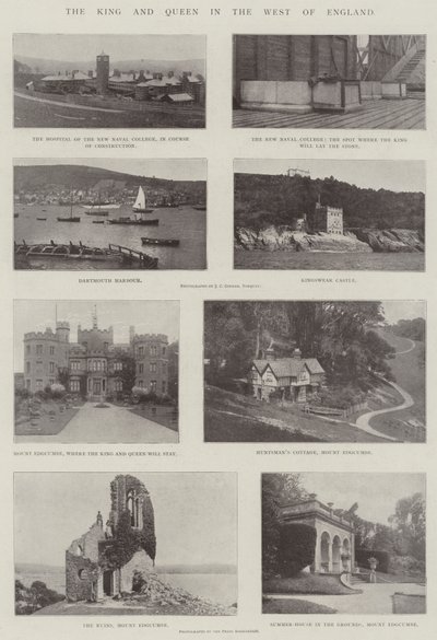 El Rey y la Reina en el Oeste de Inglaterra de English Photographer
