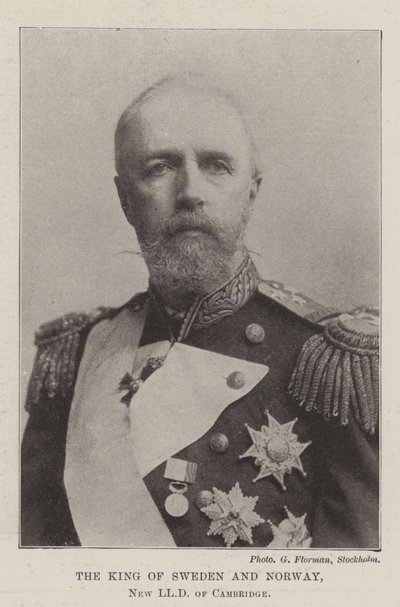 El Rey de Suecia y Noruega, Nuevo LLD de Cambridge de English Photographer
