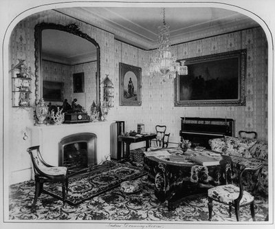 El Salón de Damas, Osborne House de English Photographer