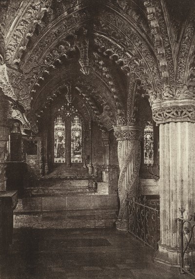La Capilla de la Dama, Capilla de Rosslyn, Midlothian de English Photographer
