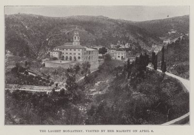 El Monasterio de Laghet, visitado por Su Majestad el 6 de abril de English Photographer