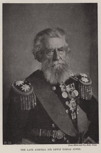 El difunto Almirante Sir Lewis Tobias Jones de English Photographer