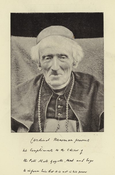 El Difunto Cardenal Newman de English Photographer