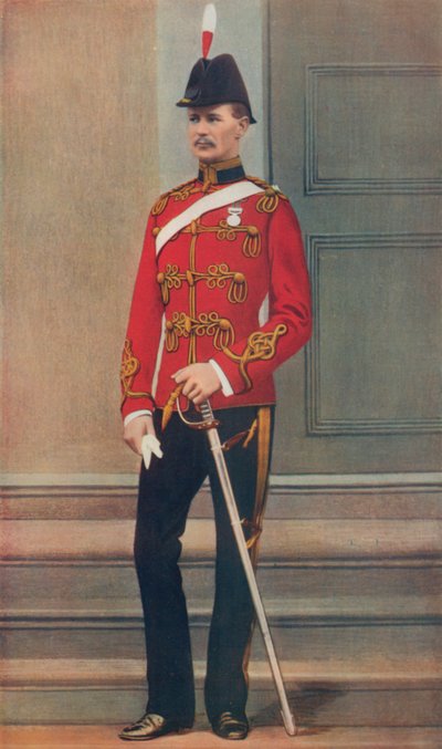 El difunto teniente el Honorable F. H. S. Roberts. Rifles Reales del Rey de English Photographer