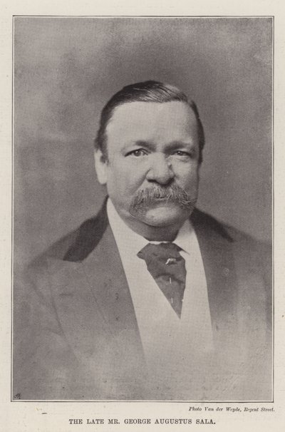 El difunto Sr. George Augustus Sala de English Photographer