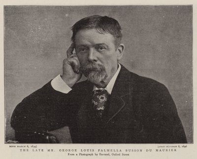 El difunto Sr. George Louis Palmella Busson Du Maurier de English Photographer