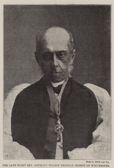 El Difunto Reverendo Anthony Wilson Thorold, Obispo de Winchester de English Photographer