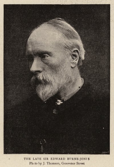 El difunto Sir Edward Burne-Jones de English Photographer
