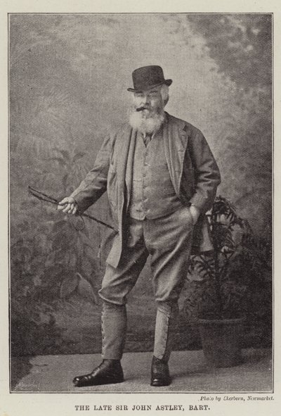 El difunto Sir John Astley, Baronet de English Photographer