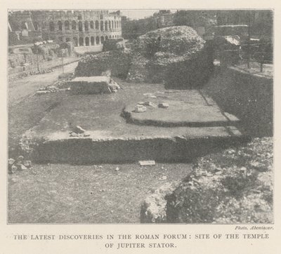 Los últimos descubrimientos en el Foro Romano, sitio del Templo de Júpiter Stator de English Photographer