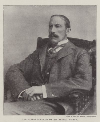 El último retrato de Sir Alfred Milner de English Photographer