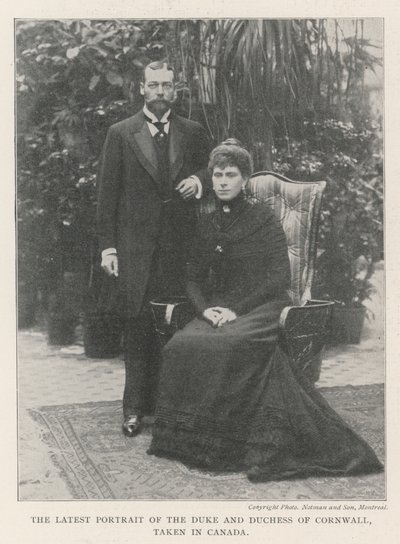 El último retrato del Duque y la Duquesa de Cornwall, tomado en Canadá de English Photographer