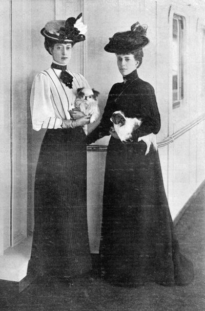 Los últimos retratos de Su Majestad y de la Princesa Victoria de Gales, portada de The Graphic, 27 de octubre de 1906 de English Photographer
