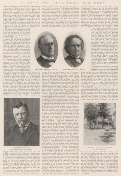 La vida del Presidente McKinley de English Photographer