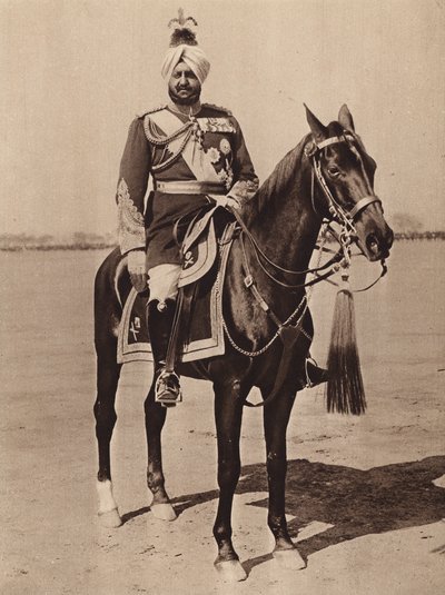 El Maharajá de Patiala (foto en blanco y negro) de English Photographer