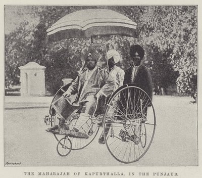 El Maharajá de Kapurthalla, en el Punjab de English Photographer