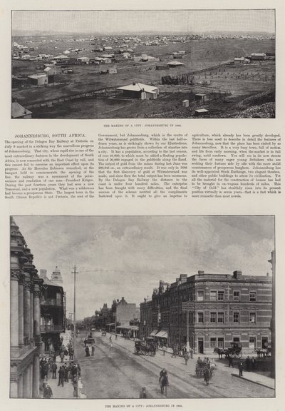 La Creación de una Ciudad, Johannesburgo, Sudáfrica de English Photographer