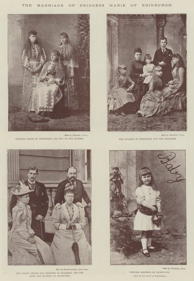 El matrimonio de la princesa María de Edimburgo de English Photographer