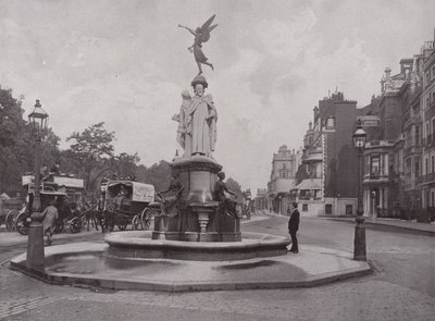 La Fuente Memorial en Park Lane de English Photographer