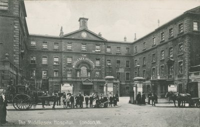 El Hospital Middlesex, Londres, 1910 de English Photographer