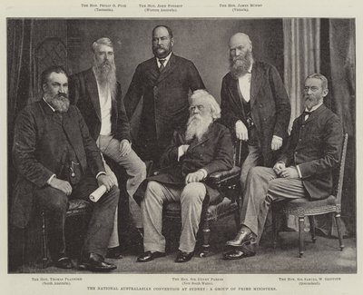 La Convención Nacional Australiana en Sídney, un Grupo de Primeros Ministros de English Photographer