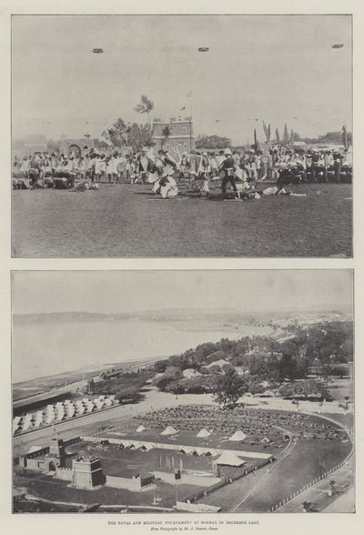 El torneo naval y militar en Bombay en diciembre pasado de English Photographer