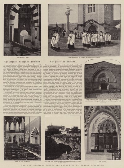 La nueva iglesia colegiada anglicana de San Jorge, Jerusalén de English Photographer