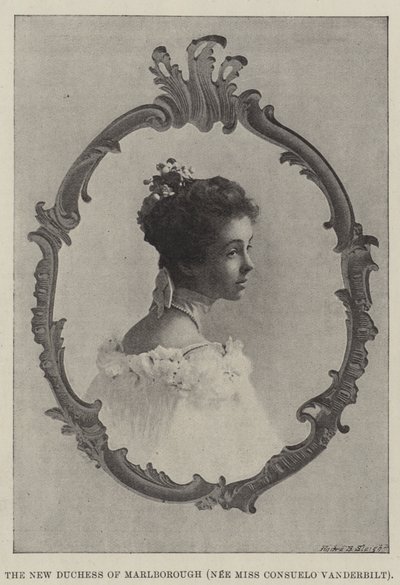 La nueva Duquesa de Marlborough (antes Miss Consuelo Vanderbilt) de English Photographer