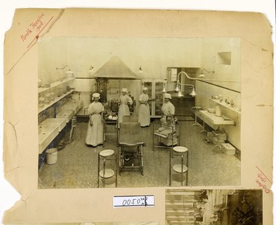 El Teatro Norte, Hospital St. Thomas, 1908 (foto sepia) de English Photographer