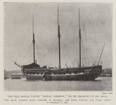 El antiguo yate real Royal George, para ser desmantelado o vendido de English Photographer