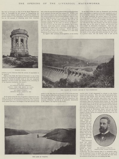 La Inauguración de las Obras de Agua de Liverpool de English Photographer