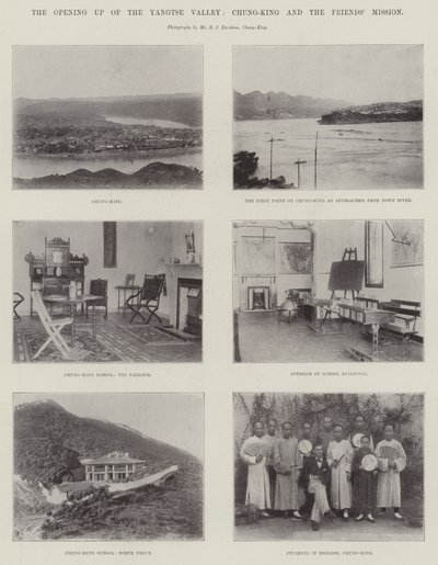 La apertura del Valle del Yangtsé, Chung-King y la Misión de Amigos de English Photographer