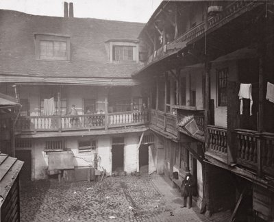 The Oxford Arms en Warwick Lane, 1875, de Historic London Buildings por Alfred y John Bool (f.1850-1900) y Henry Dixon (1820-92) de English Photographer