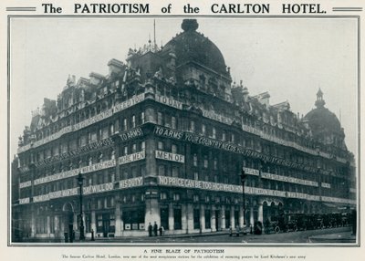 El patriotismo del Carlton Hotel de English Photographer