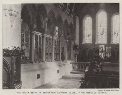 La capilla conmemorativa del príncipe Enrique de Battenberg en la iglesia de Whippingham de English Photographer