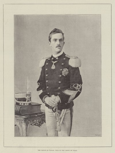 El Príncipe de Nápoles, heredero de la corona de Italia de English Photographer