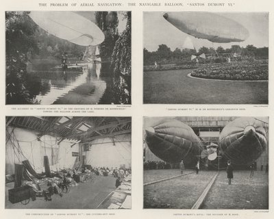 El Problema de la Navegación Aérea, el Globo Dirigible, Santos Dumont VI de English Photographer