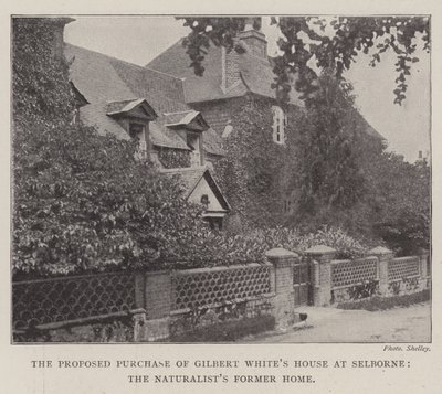 La propuesta de compra de la casa de Gilbert White en Selborne, el antiguo hogar del naturalista de English Photographer