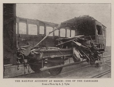 El accidente ferroviario en March, uno de los vagones de English Photographer