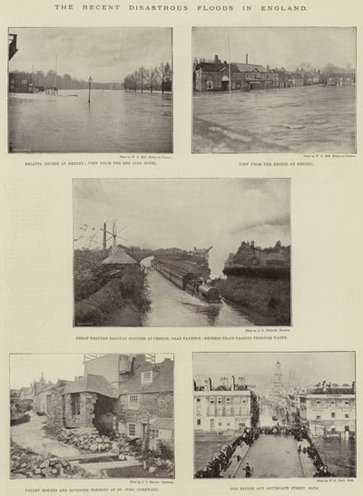 Las recientes inundaciones desastrosas en Inglaterra de English Photographer