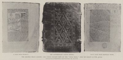 El precio récord de Caxton, la mejor copia existente del Ryal Book, vendida el 20 de marzo por £2225 de English Photographer
