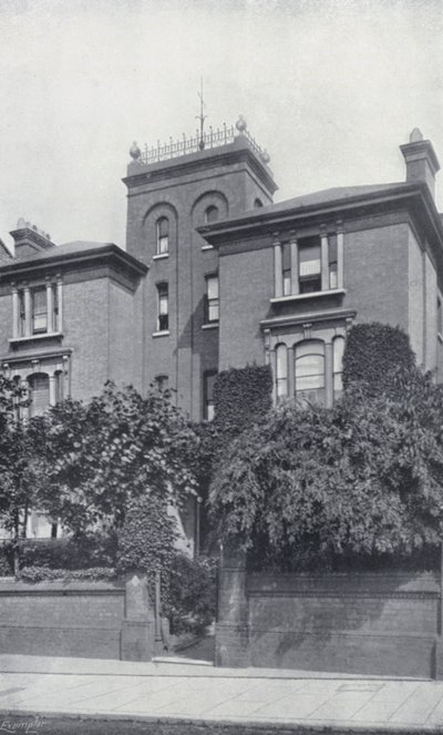 La residencia de Theodore Watts-Dunton y Algernon C Swinburne, The Pines, Putney de English Photographer