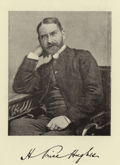 El Reverendo Hugh Price Hughes de English Photographer