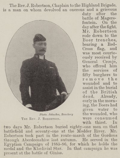 El reverendo J Robertson de English Photographer