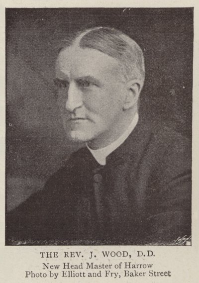 El reverendo J Wood, DD de English Photographer